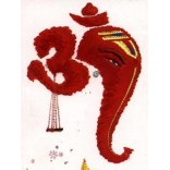 Om symbol as Ganesha